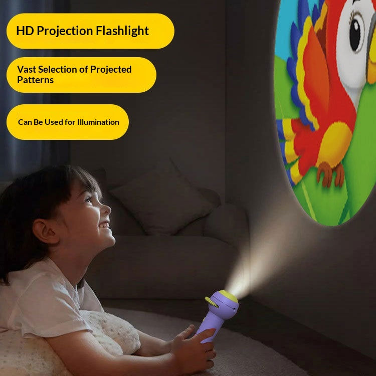Projecteur pour enfants Lampe de poche Éducation Jouet d'apprentissage précoce avec reconnaissance de motif Glo