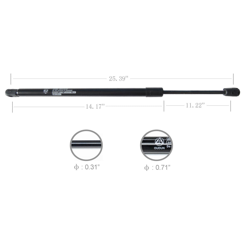 2pcs porte-ascenseur arrière Hatch Gas Lift Supports Strut Shocks Fit Cherokee Wagoneer