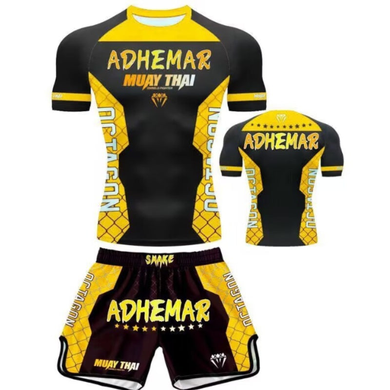Sanda Formation Vêtements Boxing Fighting Boxing Tight vêtements de séchage rapide
