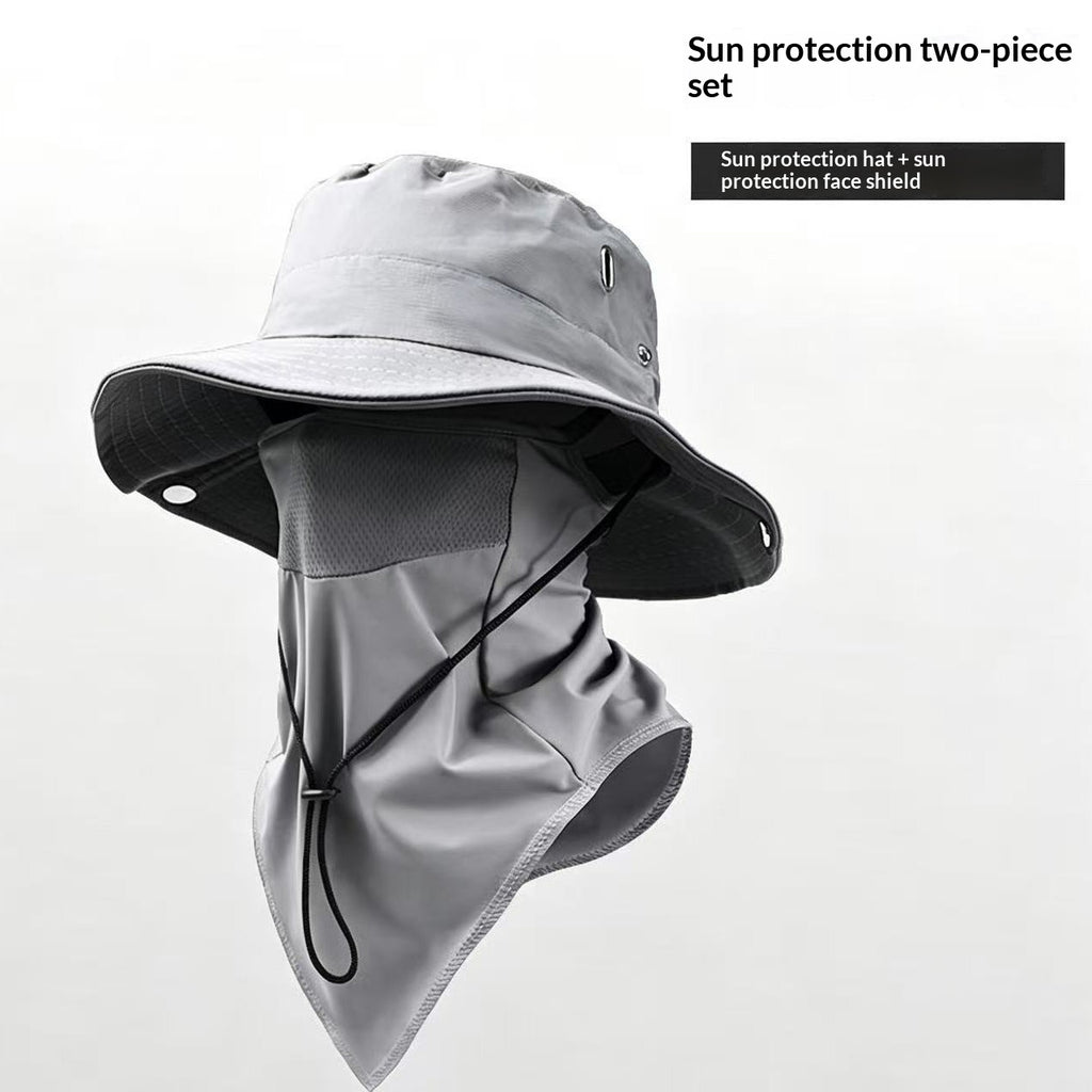 Two-piece hiking and mountaineering hat set
