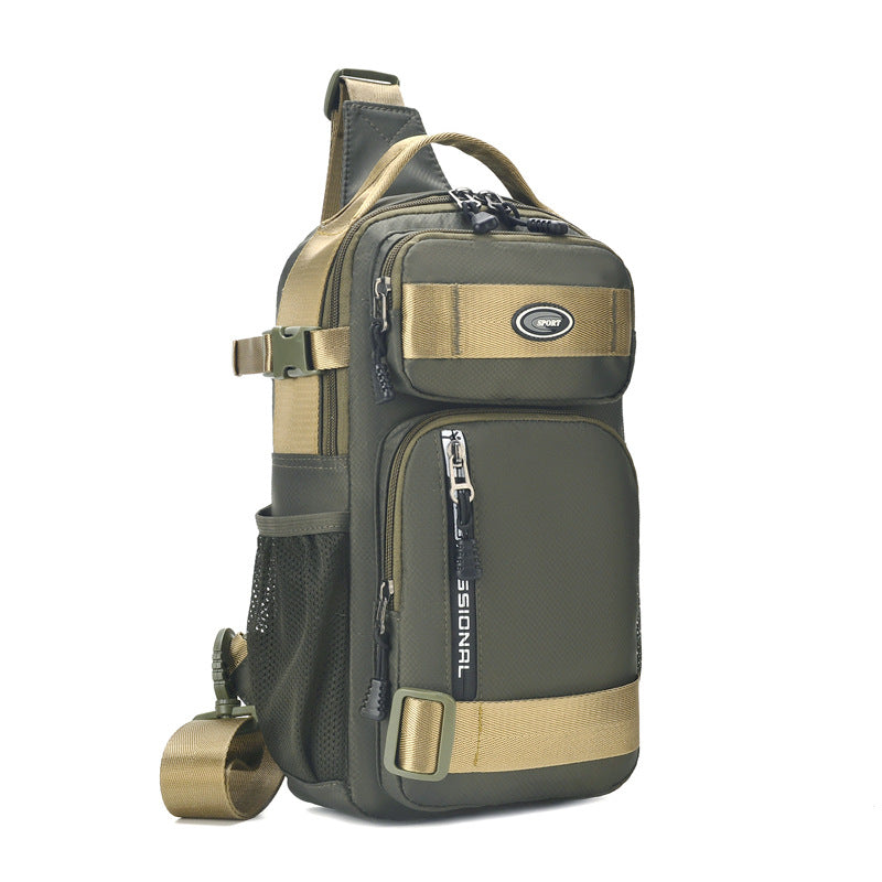 Sac de poitrine multifonctionnel pour hommes Nylon Léger