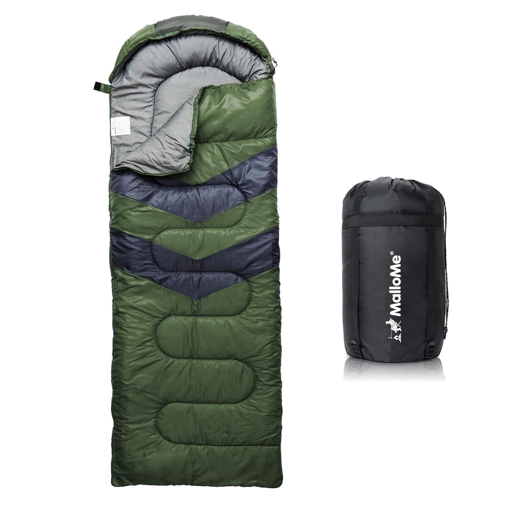 Creative Portable Hooded Sleeping Bag with Wrap-Around Hood