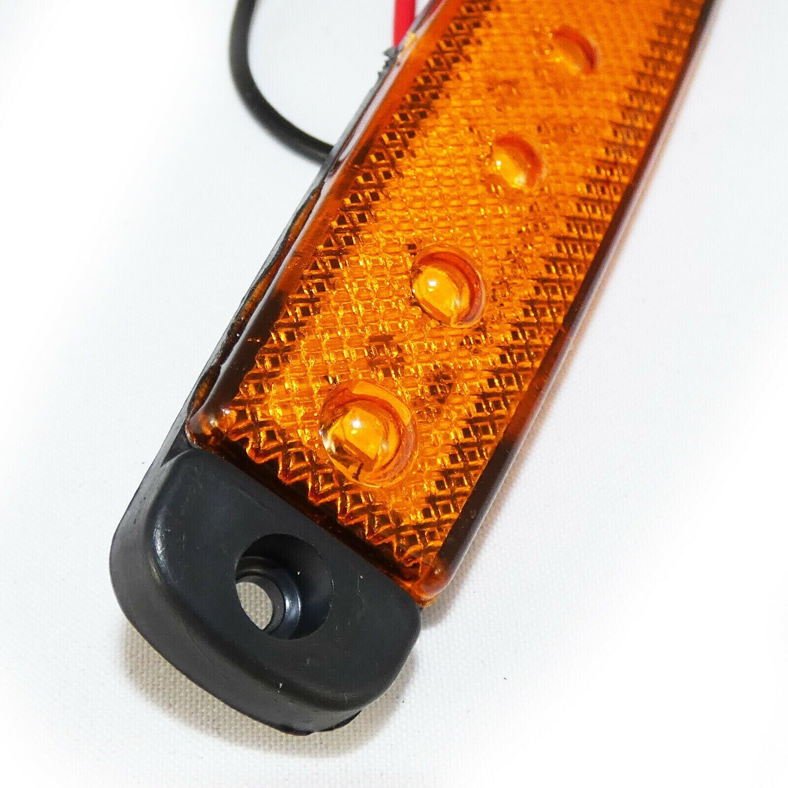 30 Pcs 12v 6 Led Blanc Jaune Rouge Marqueur Side Position Camion Remorque