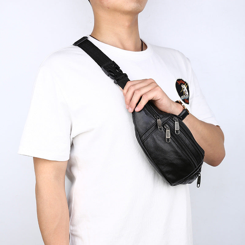 Homme entreprise multi-couches Sports de plein air sac de poitrine imperméable