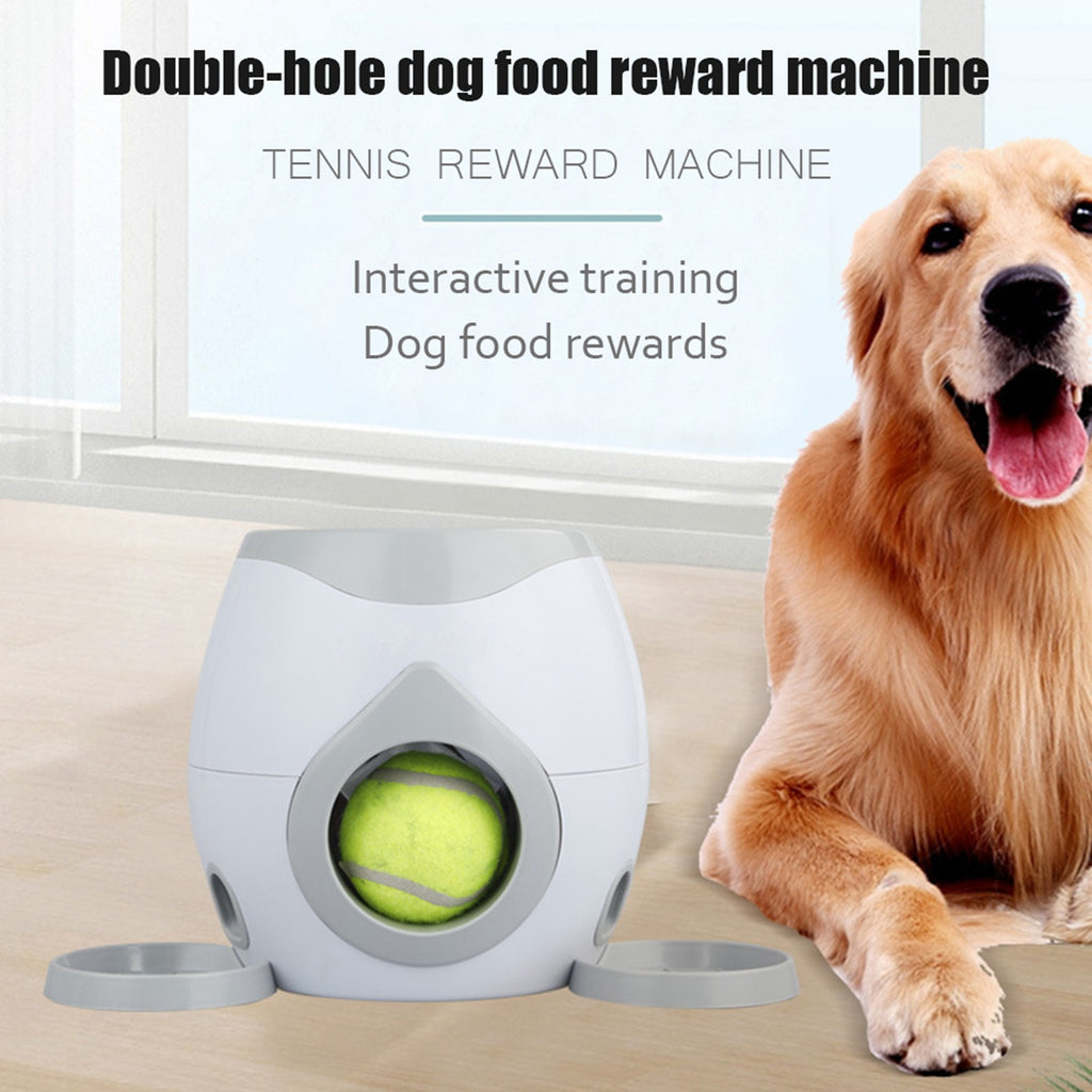 Automatique Animal Feeder Fetch Tennis Ball Dog Training Toys Interactive Jeting Ball Machine