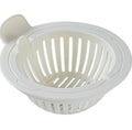 Panier filtre d'évier-blanc-1 pièce