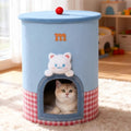 Tree Space-Saving All-in-One Cat Bed and Scratching Post