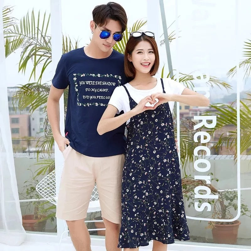 Robe pour homme et femme à manches courtes
