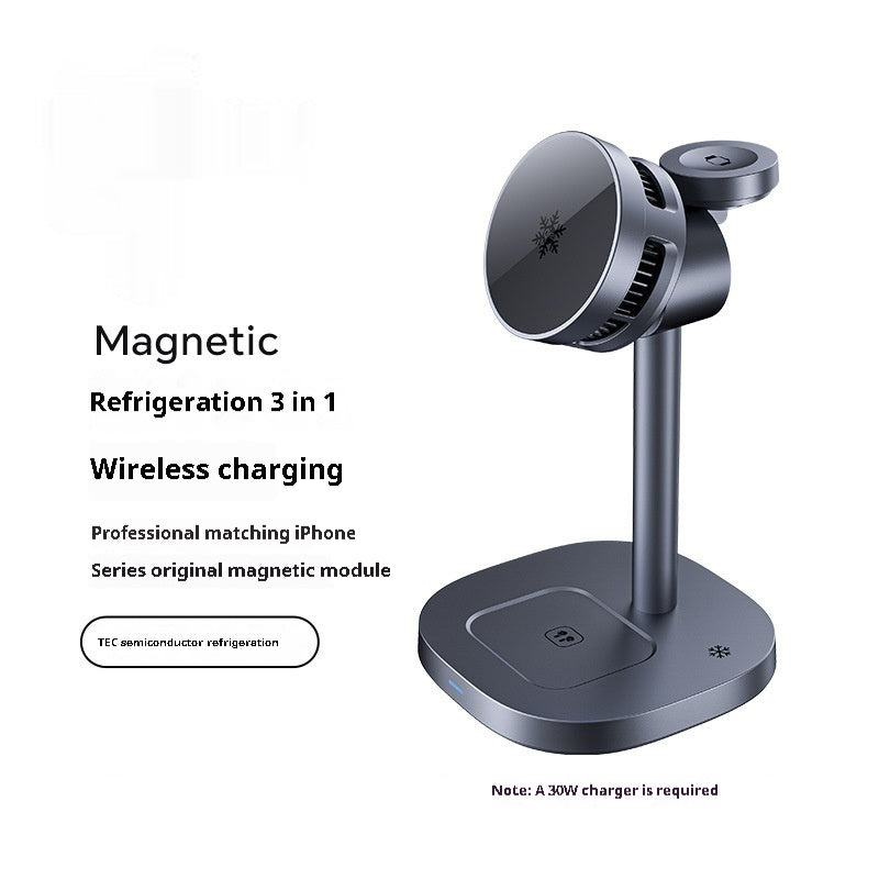 3-in-1 Semiconductor Magnetic Desktop Charging Stand
