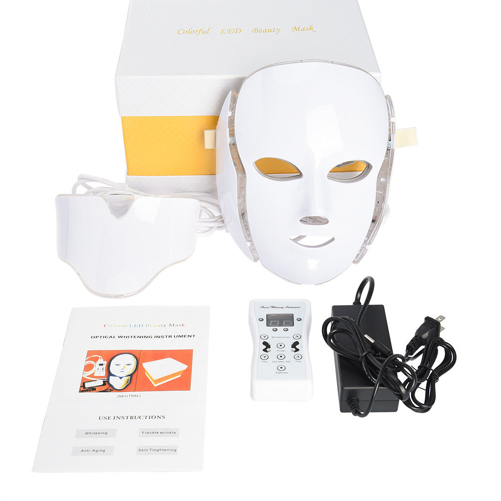 Masque d'appareillage de beauté léger de sept couleurs