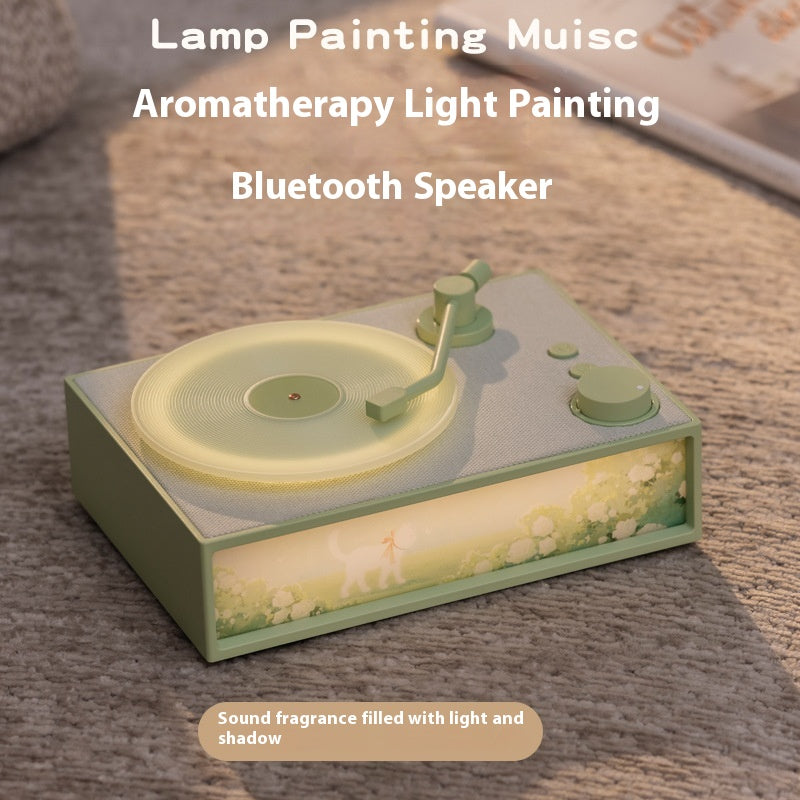 Parfum de bureau Haut-parleur Bluetooth vinyle