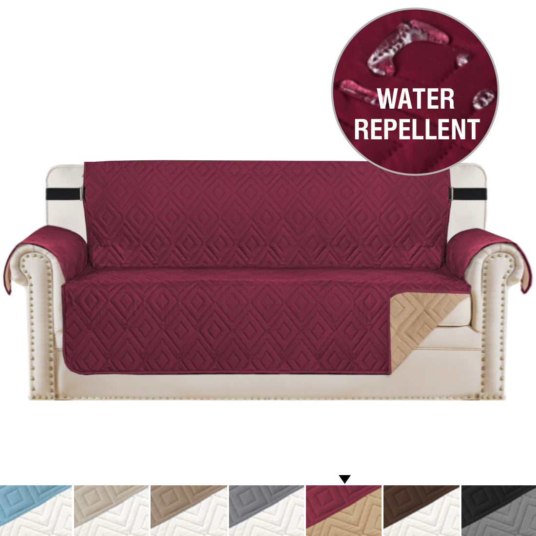 Grille recyclée Respirant épaissé imperméable à l'eau Canapé Coussin