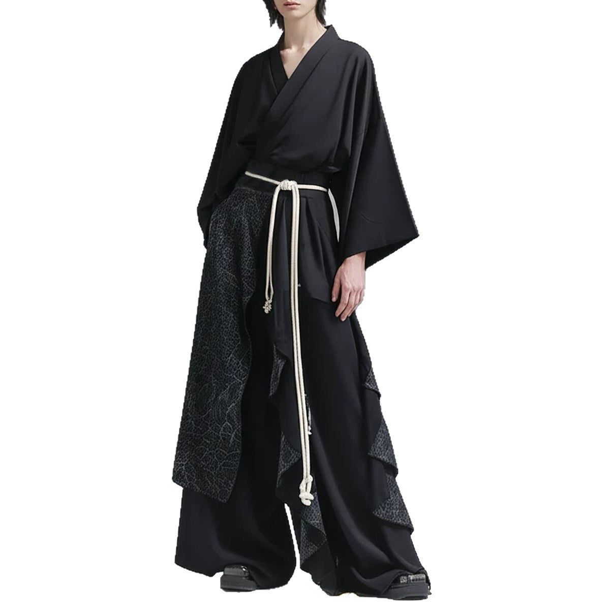 Manteau à ceinture de style neutre