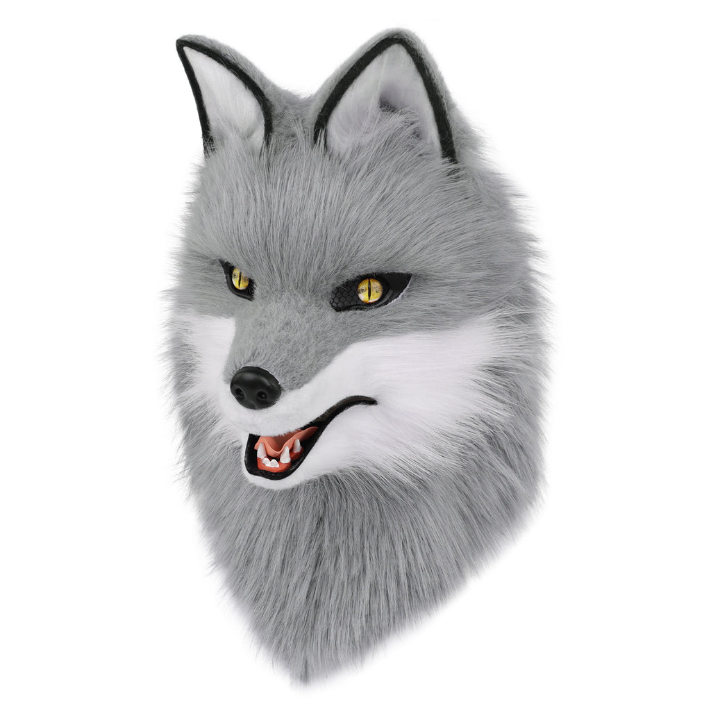 En peluche Animal Canine Fox Masque Hood Tête de Bête à tête pleine