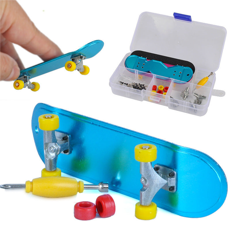Dynamic Gold Bureau Créativité Doigt Skateboard Auto-installé