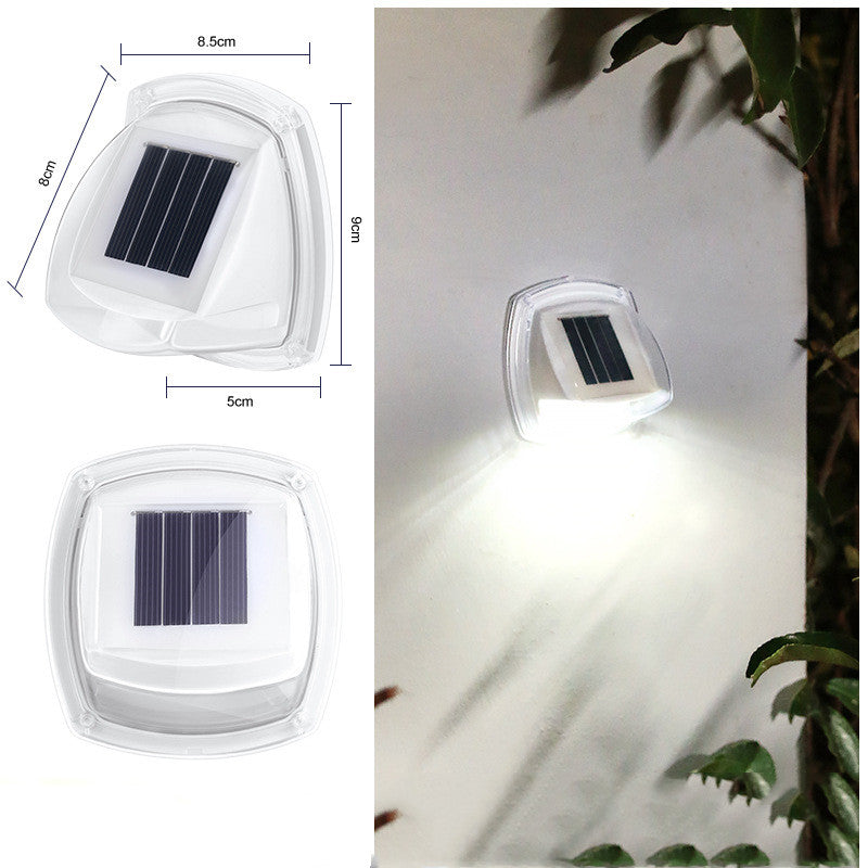 Outdoor Solar Couryard Petit mur lampe Jardin Imperméable Rail Lampe de Garde Accueil Villa Wa