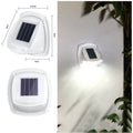Outdoor Solar Couryard Petit mur lampe Jardin Imperméable Rail Lampe de Garde Accueil Villa Wa