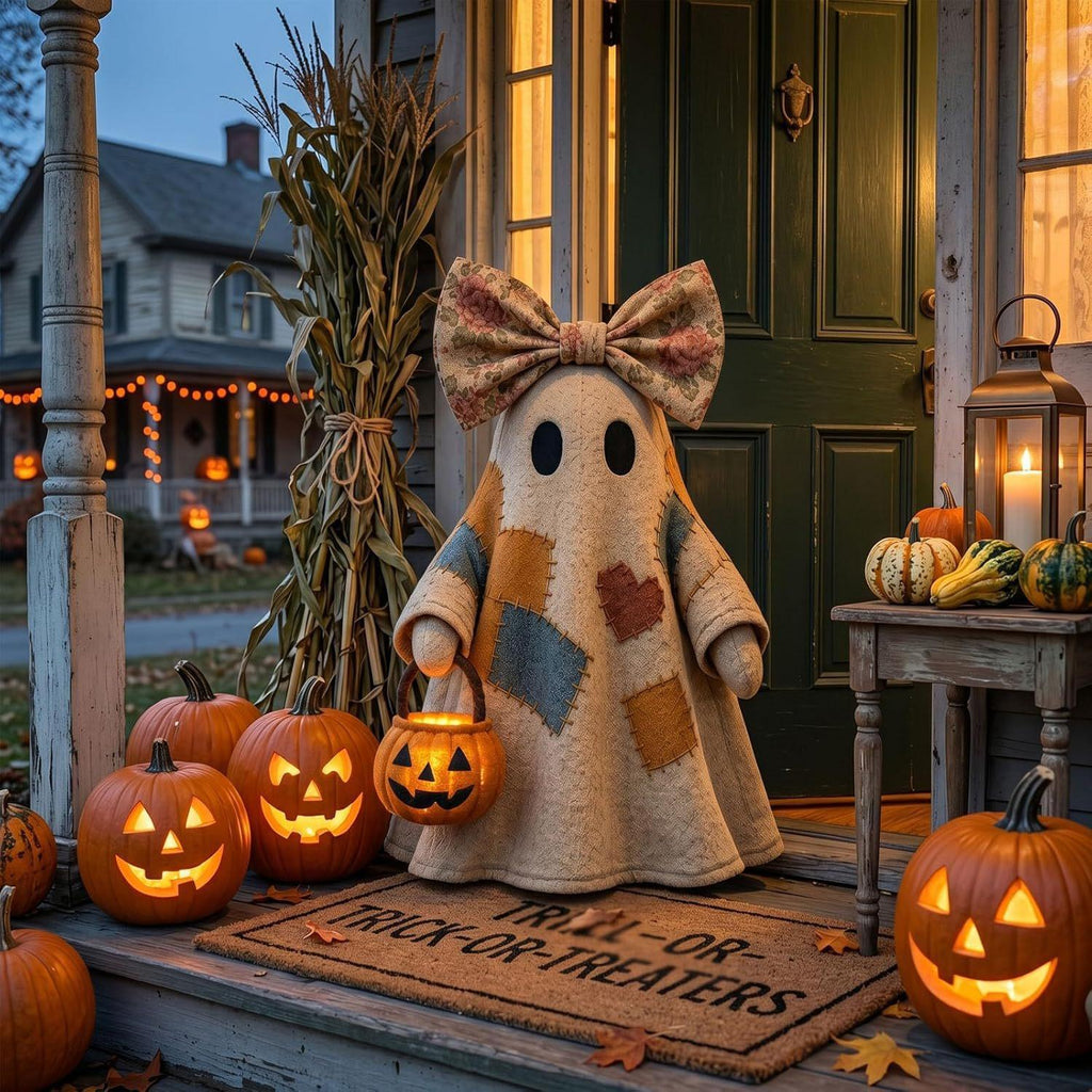 Patchwork Ghost Décoration d'Halloween