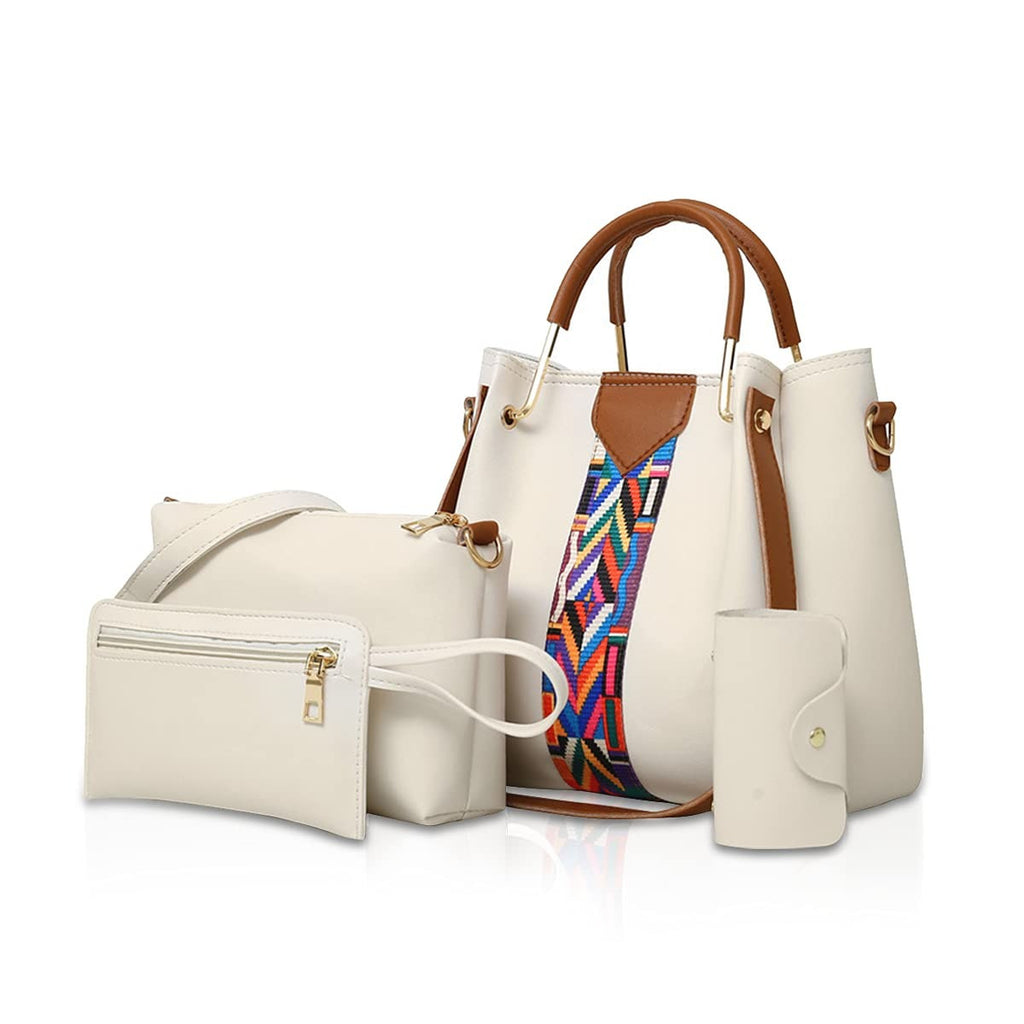 Sacs à main pour femmes Sacs à épaules Sacs à main de 4 pcs Sacs à main pour dames Sacs pour le corps supérieur