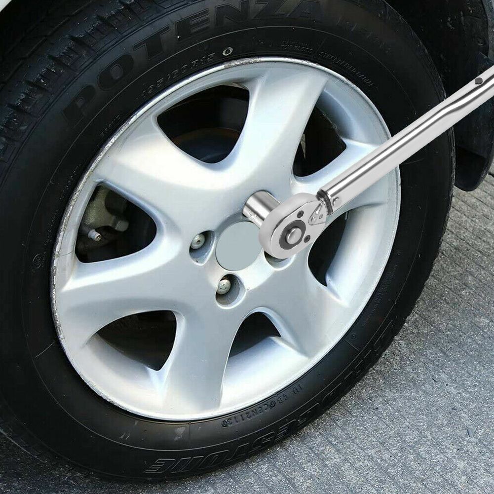 7pcs 1 2 pouces porte-torque à cliquet 28 - 210Nm avec 17 19 21mm prise de courant
