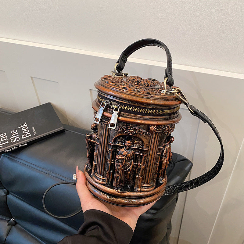 Niche Design 3D Embossé Sac à bandoulière personnalisé