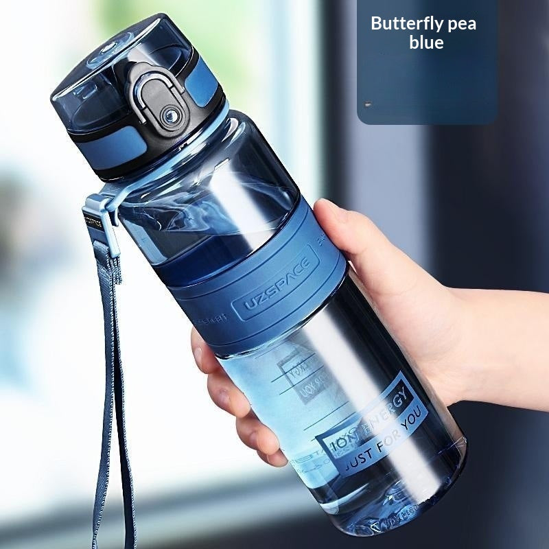 Bouteille d'eau en plastique portable de grande capacité