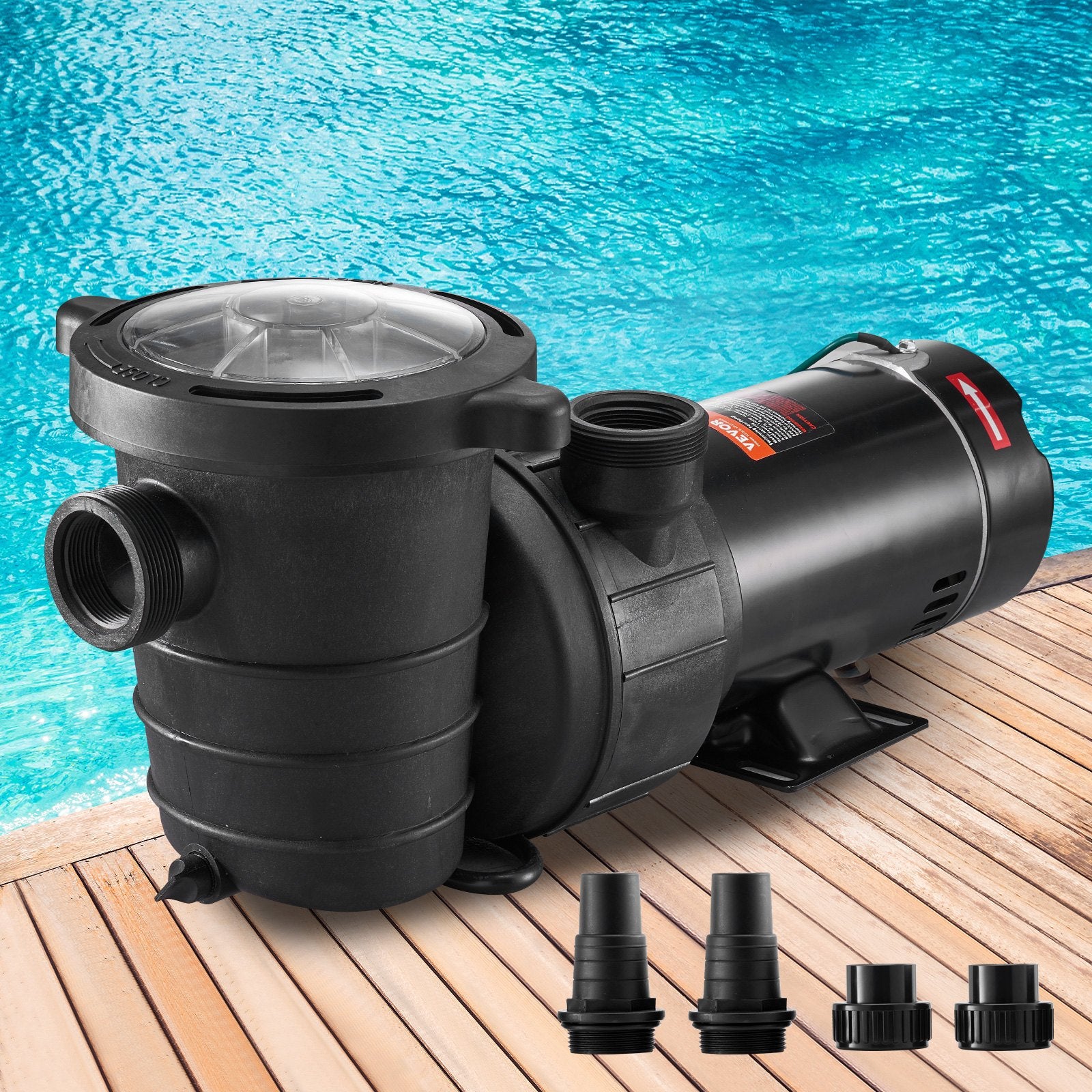 VEVOR PiscinePompe 1.5HP 115V 1100W