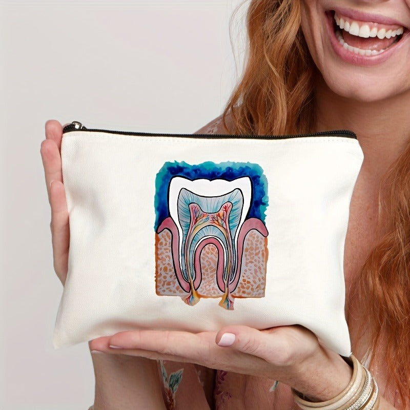 Poche zippée en toile pour enfants