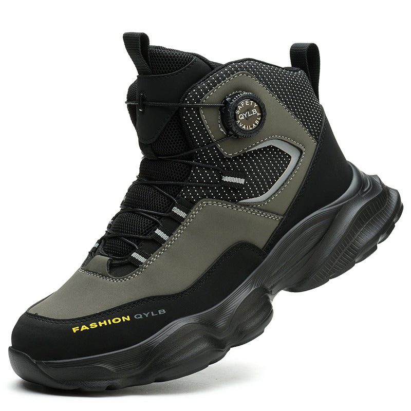 Confortable Chaussures de sécurité durables avec une boucle rotative à libération rapide