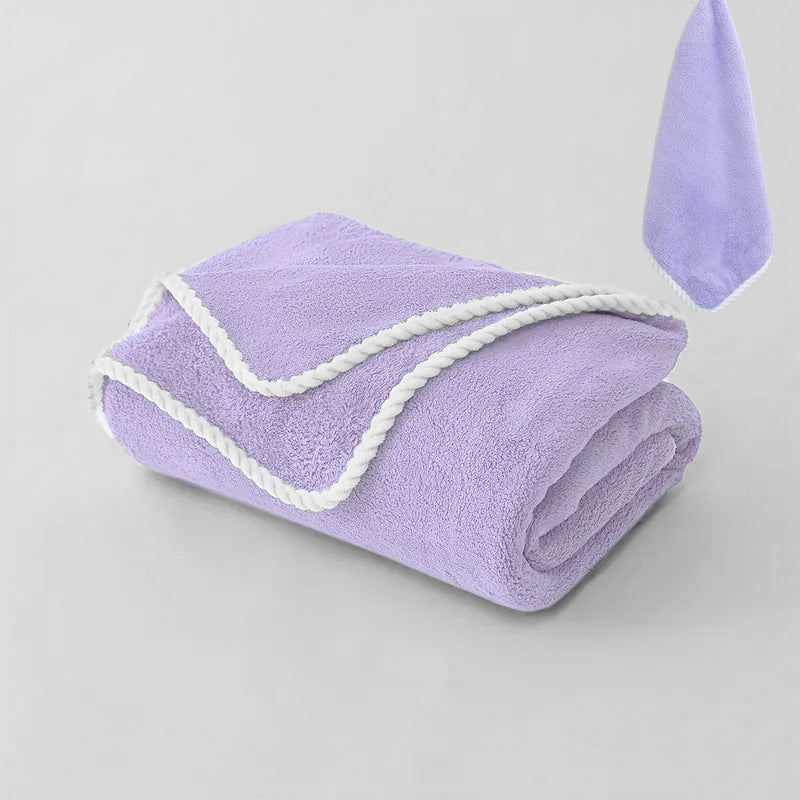 Serviette de bain en polaire de corail extra-large taille nouveau style couverture de lancer