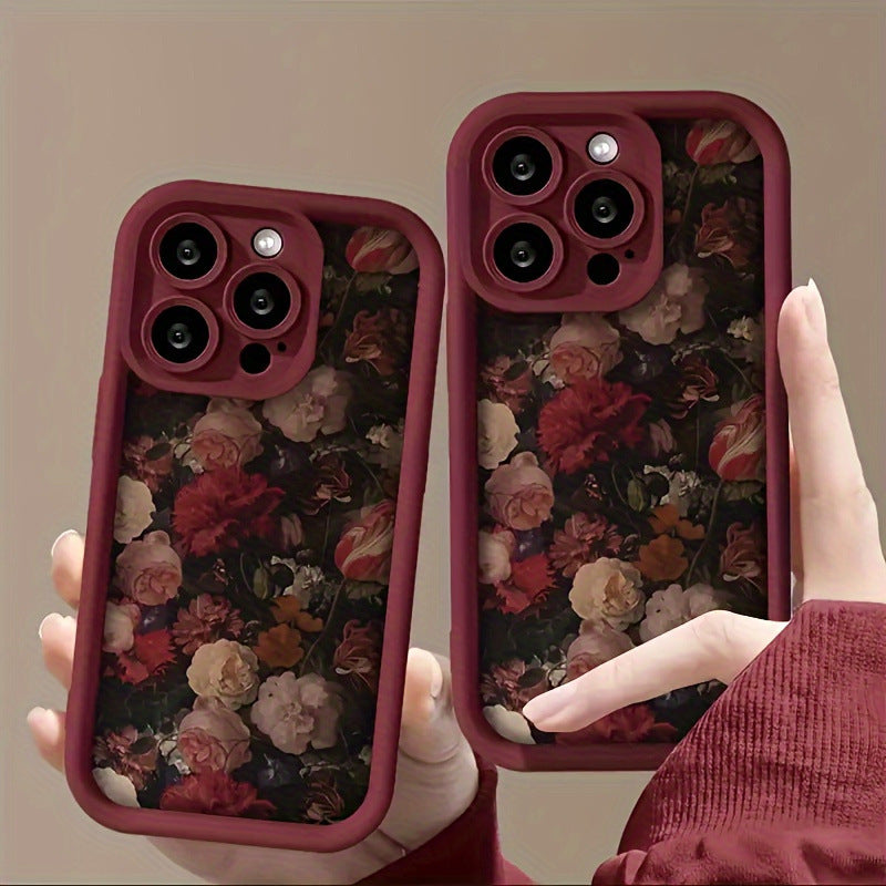 Plein écran Rose Bamboo Ladder soft Phone Case