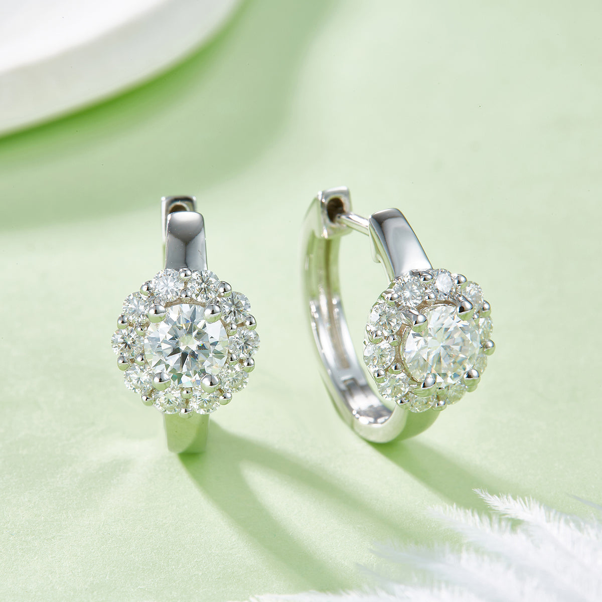 S925 Boucles d'oreilles en acier inoxydable en acier inoxydable de 5 mm Boucles d'oreilles en acier inoxydable en acier inoxydable de 16 mm