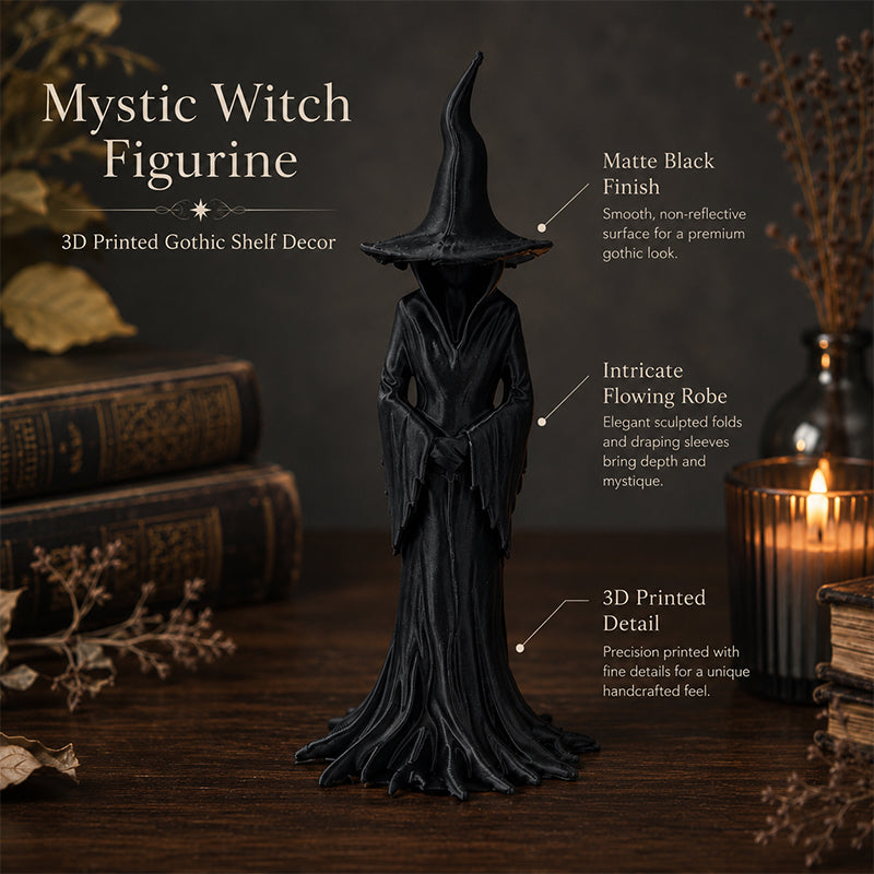 Figurine sans visage de sorcière mystique