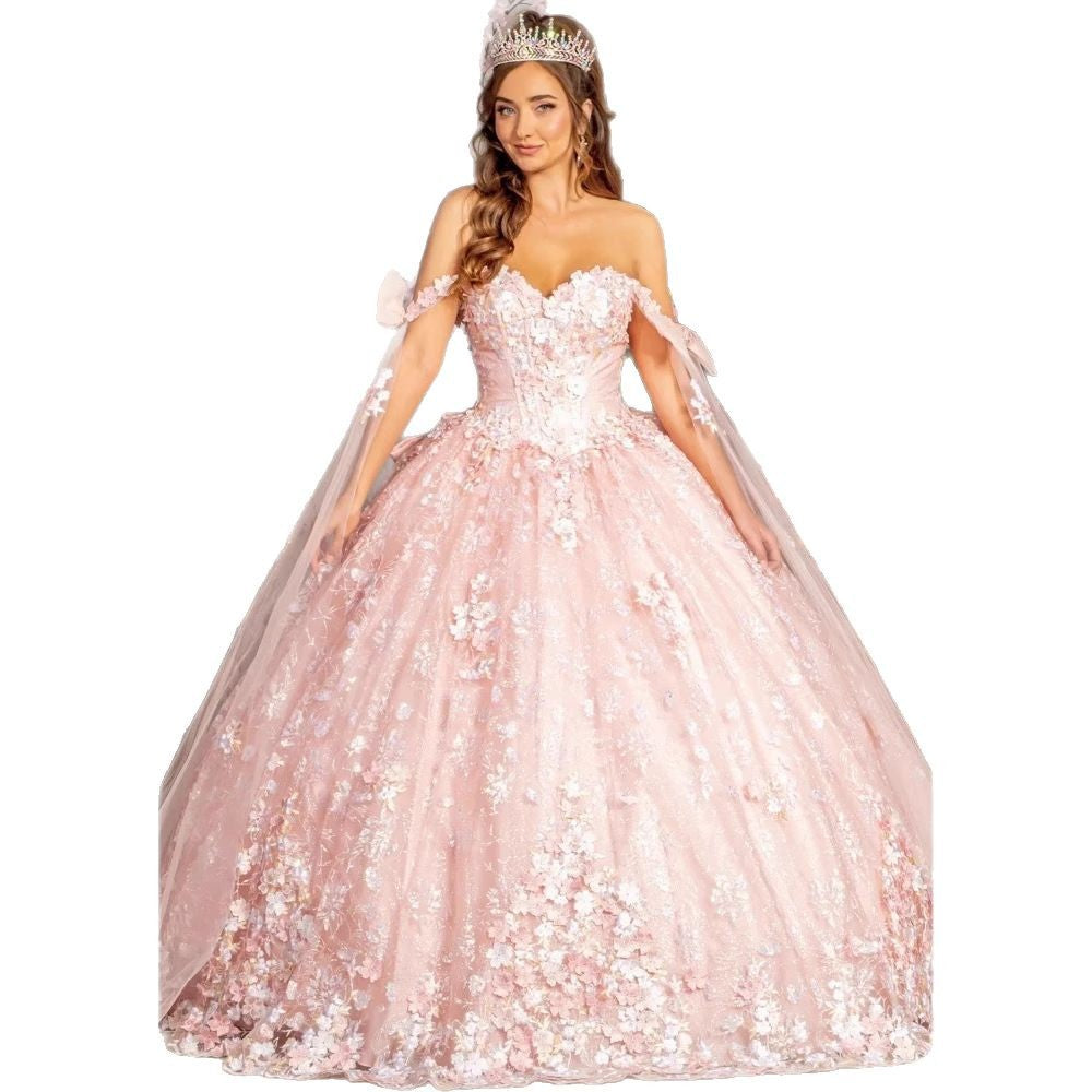 Robe formelle Mariée Mariage Gown Élégant banquet hôte