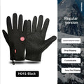 Gants de vélo à écran tactile doublés de polaire