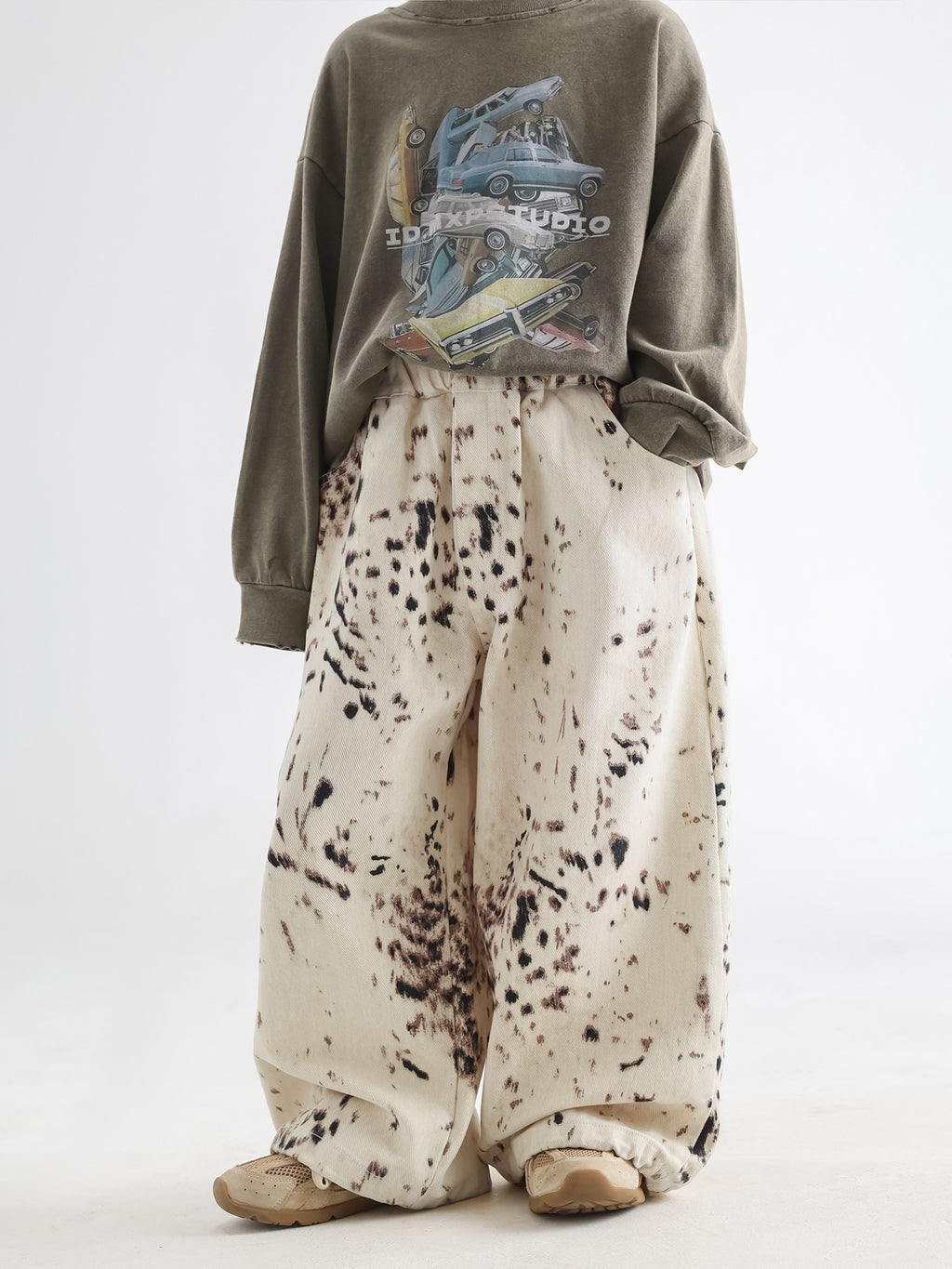 Enfants Leopard-print coréen Pantalon casual
