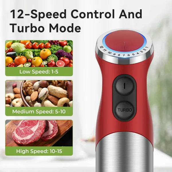 TENKER 5-in-1 Hand Immersion Blender