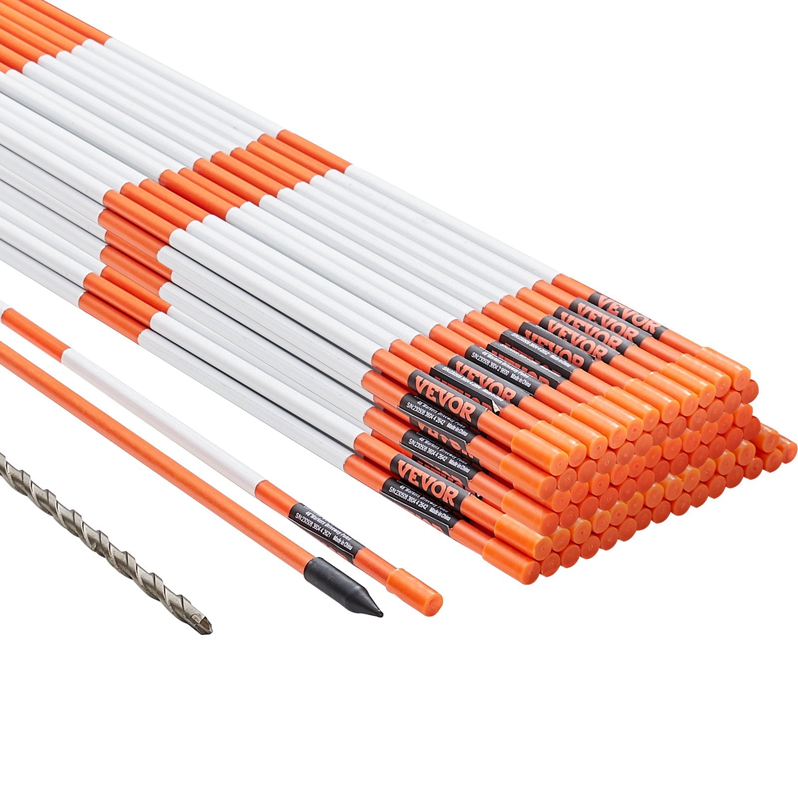 Marqueurs VEVOR 100PCS 48 pouces