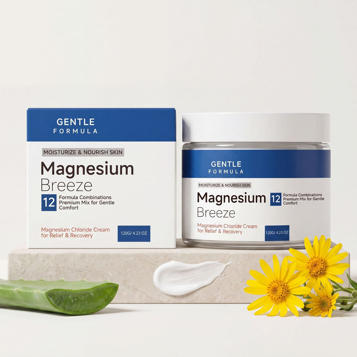 Daily massage and body care cream