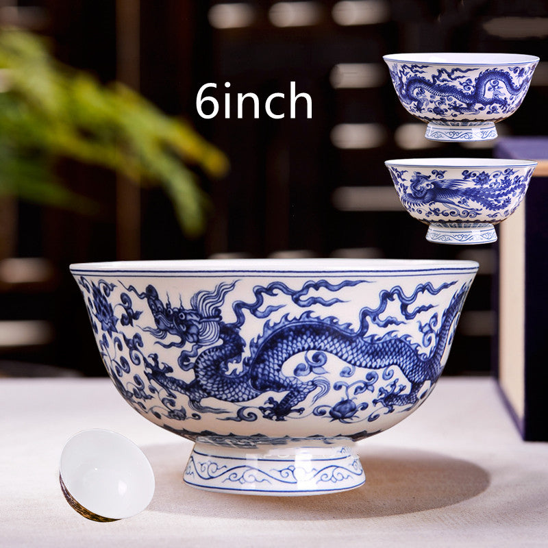 Bols de nouilles domestiques Os de céramique Chine pour manger