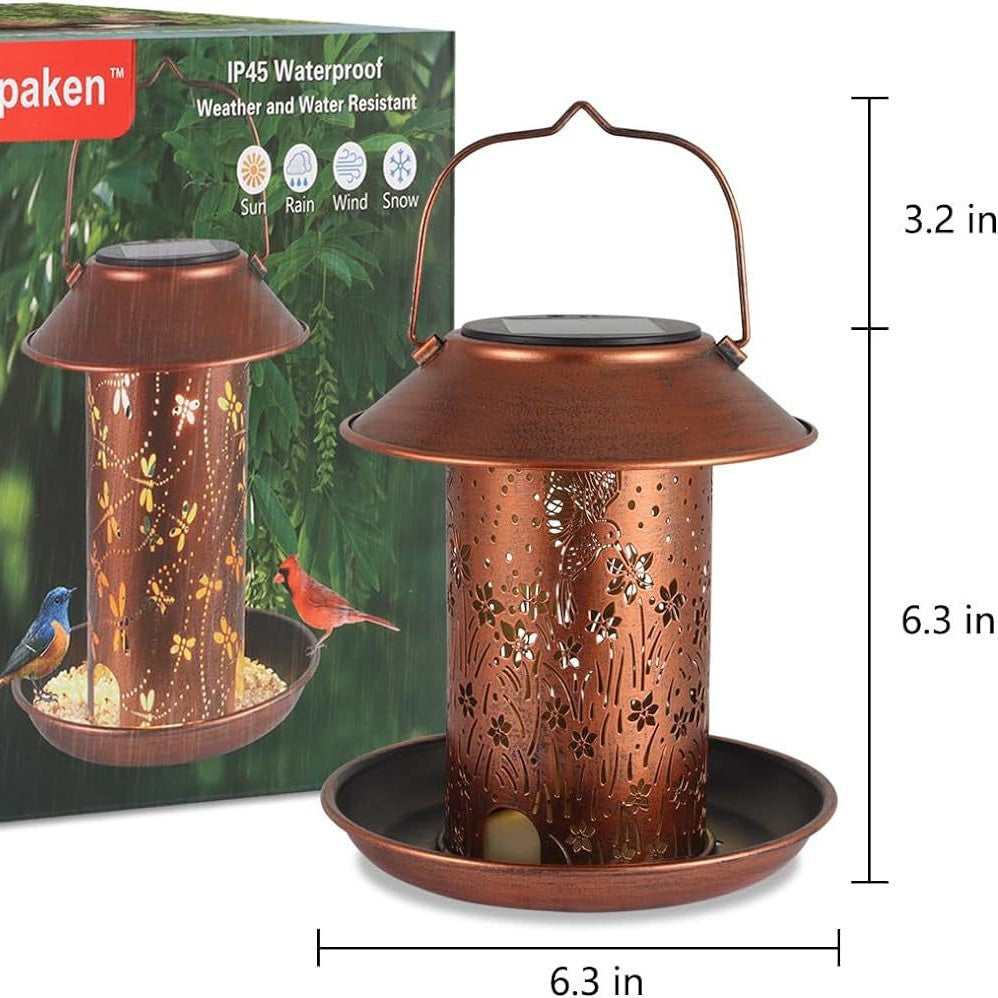 Solaire alimentation lampe extérieure étanche en fer Art