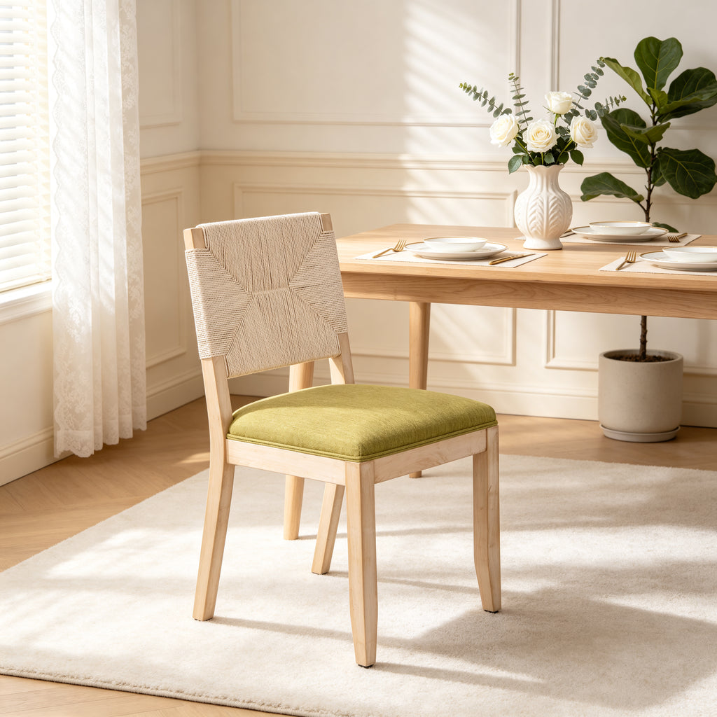Chaises à manger à la campagne française Ensemble de 2