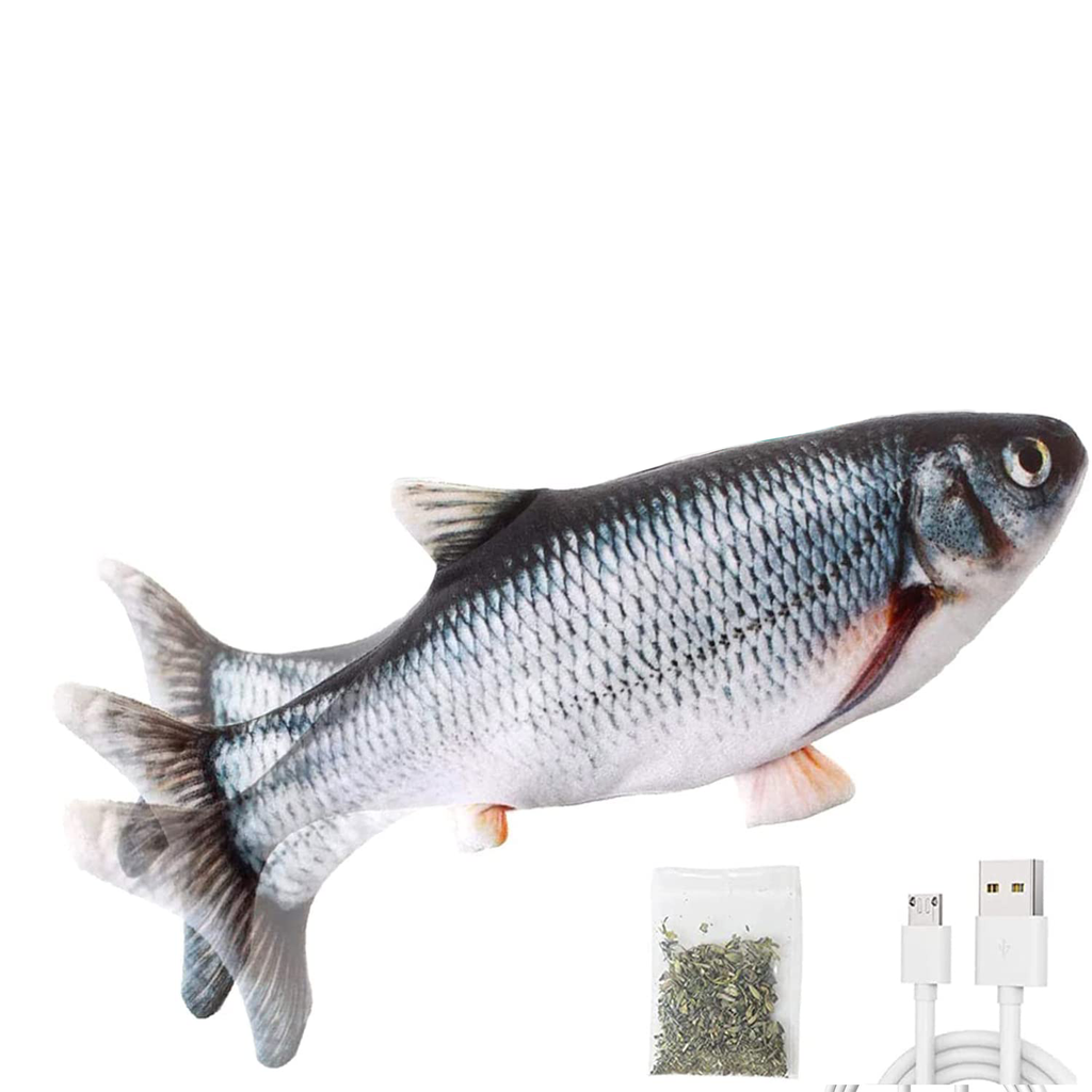 Jouets de chat Floping Poisson avec Catnip