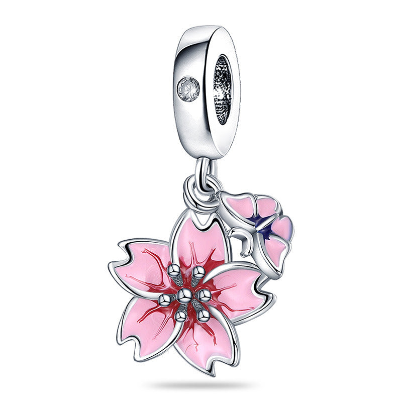Bracelet de bricolage plaqué argent Charms Et des pendentifs