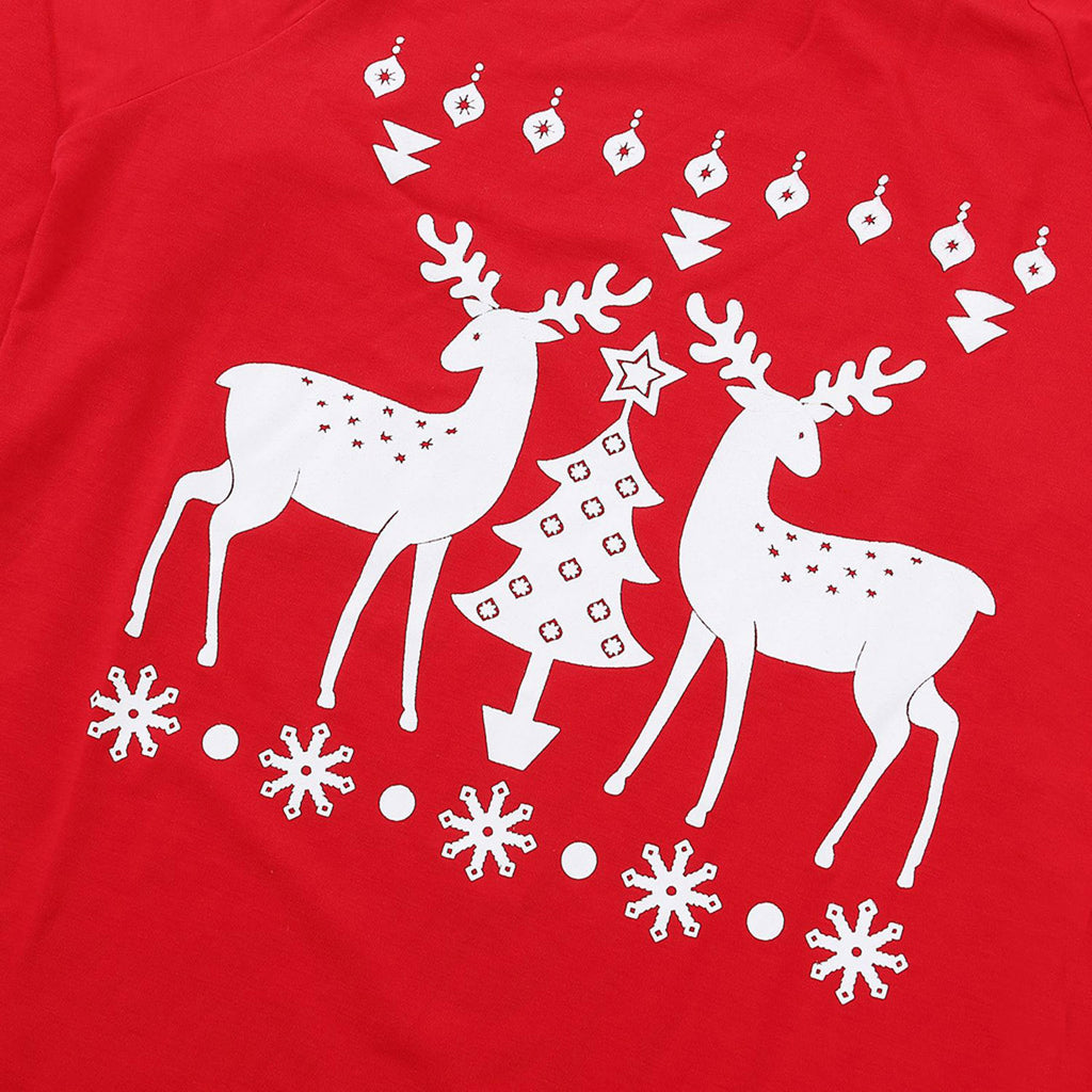 European and American Christmas Parent-child Home Set Pajamas