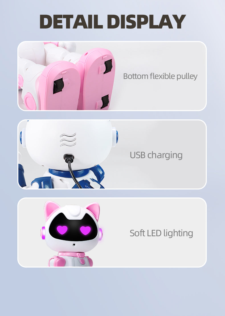Programmation intelligente Gesture Induction Robot Spray Lampe Respirante Cool Jouets pour enfants