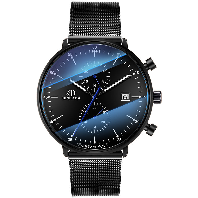 Montre Quartz pour homme à l'épreuve de l'eau lumineuse