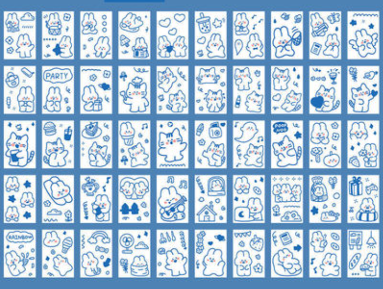 Stickers Ce Compte Matériel Stickers Décoratifs 50 Feuilles