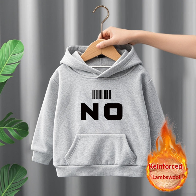 Chandail à capuche en coton rembourré en laine