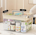 Boîte de rangement ménager Multi-niveau de médecine plastique à grande capacité Organisateur